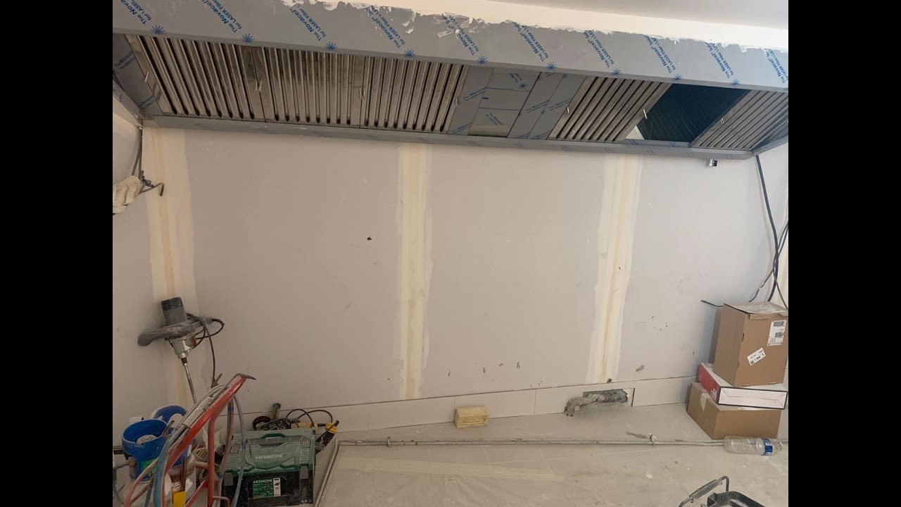 Pose de tôle inox 304L alimentaires pour cuisine de restaurant (VERSION COURTE) #inox