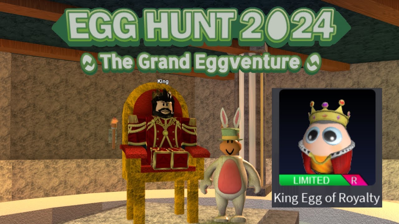 King Egg of Royalty [Egg Hunt 2024: The Grand Eggventure] | RetroStudio | Roblox
