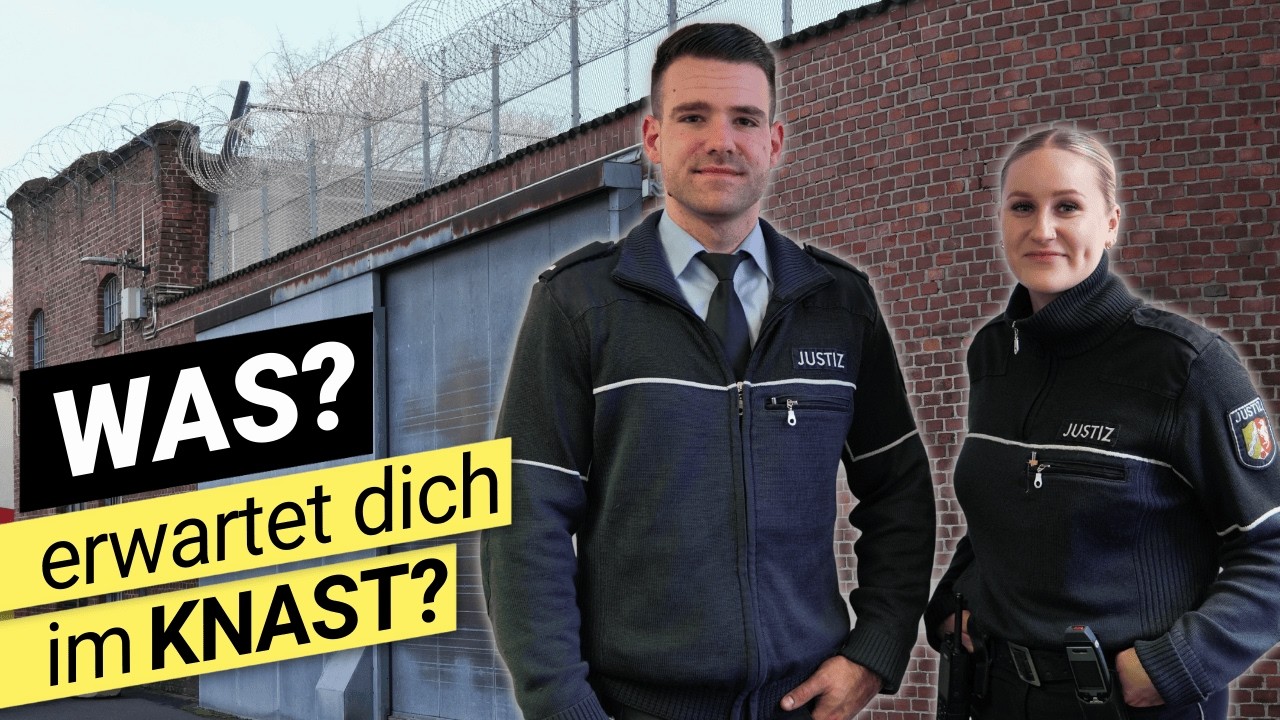 Justizvollzugsbeamter - so anspruchsvoll ist der Job im Gefängnis.