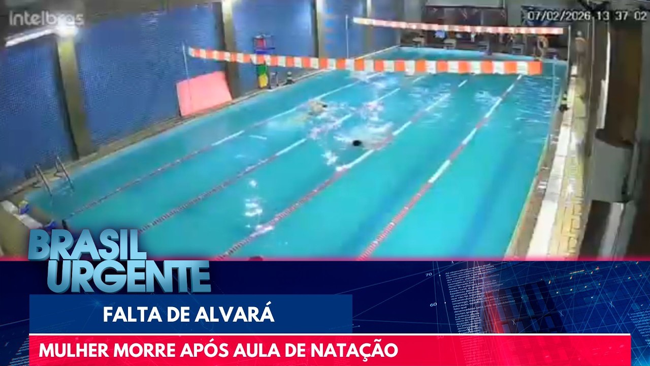 Academia onde mulher morreu após aula de natação não tinha alvará | Brasil Urgente