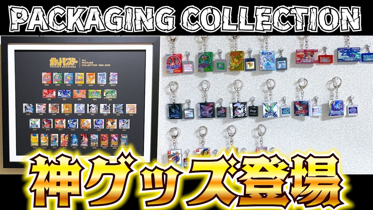 【高額コレクション】ポケモン歴代パッケージのピンズがヤバすぎる!!