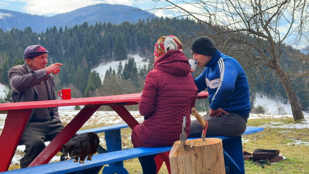 Restoring Our Ancestral Mountain Home! Cooking by Fire & Helping Grandpa