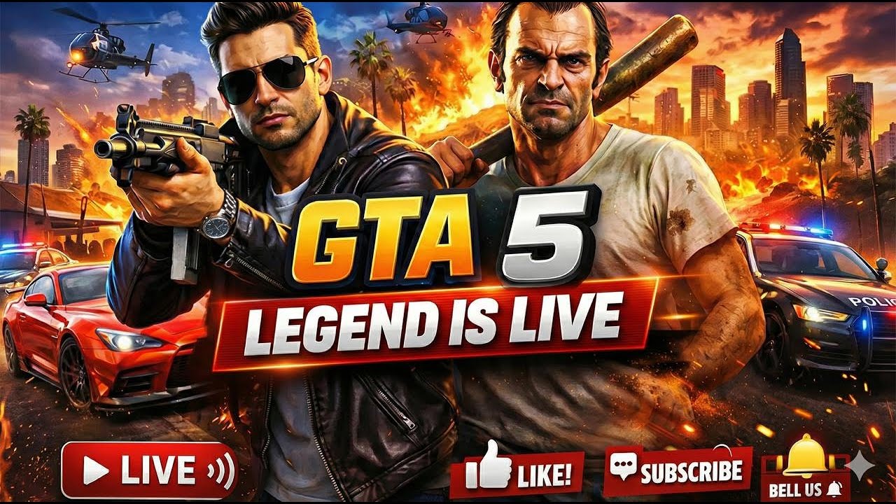 🔴 GTA 5 LIVE HINDI | LOS SANTOS CHAOS + RACING 🔥#shortsfeed #shortslive #gta #live #gta5