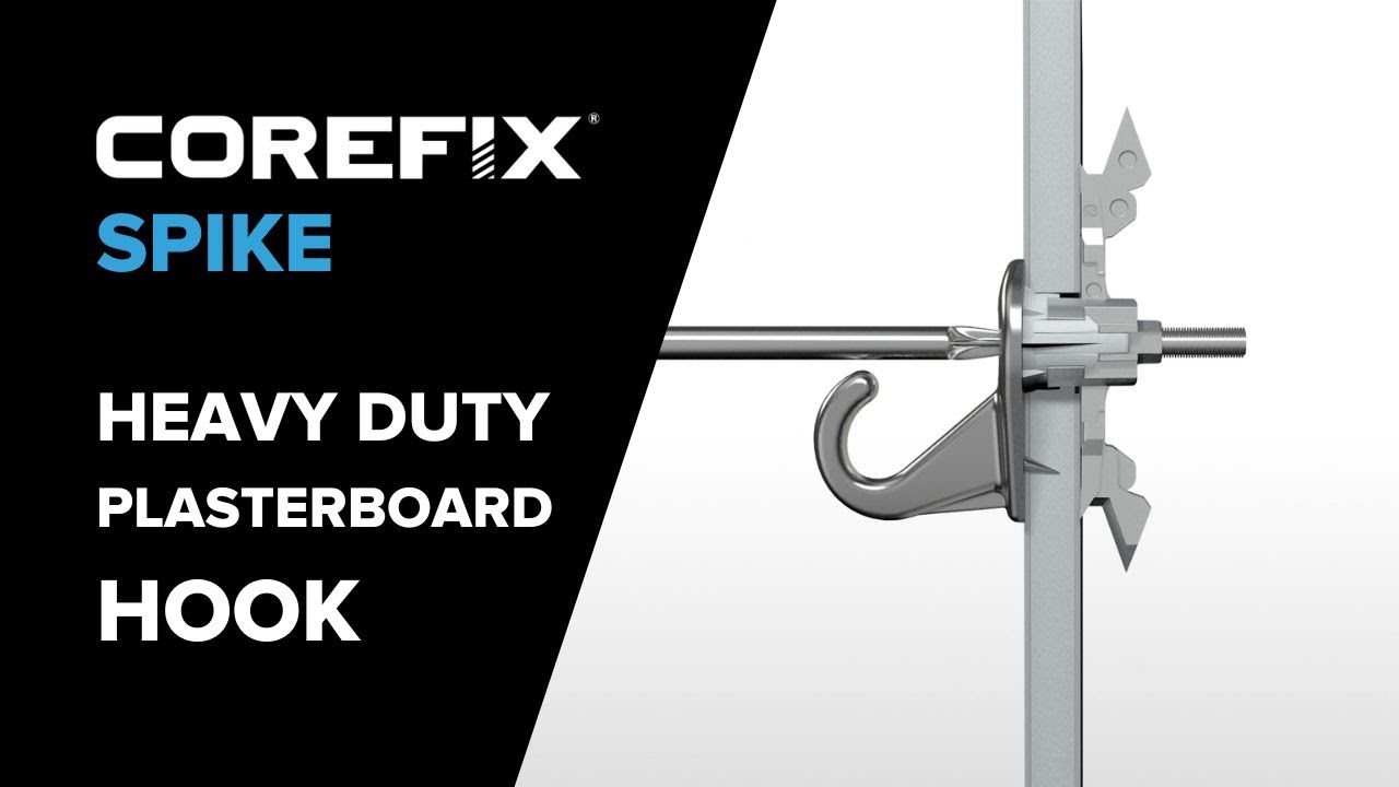 Corefix SPIKE Heavy Duty Wall Hook for Plasterboard