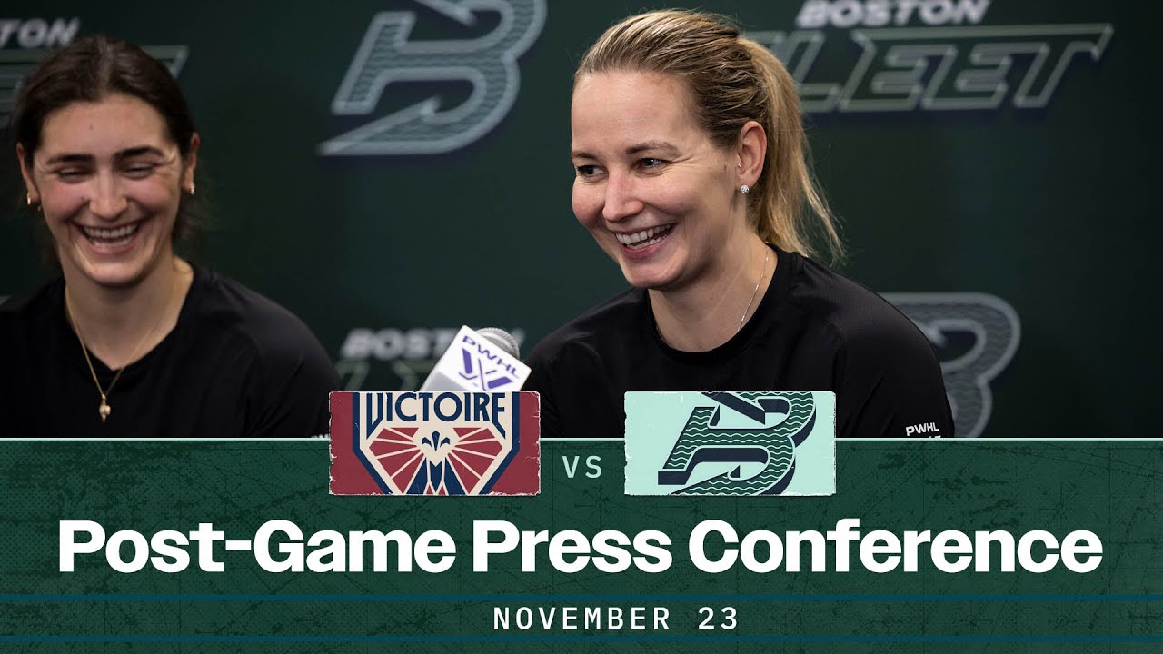 Boston Fleet Postgame Press | Aerin Frankel, Megan Keller, Susanna Tapani | November 23, 2025
