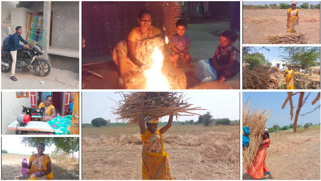 Vlog..వినోద్ ఊరు వెళ్లాడు ..చాలా పనులున్నాయి గ్లోరీ కుడా Help చెసింది 🙂.. Village life style vlog 