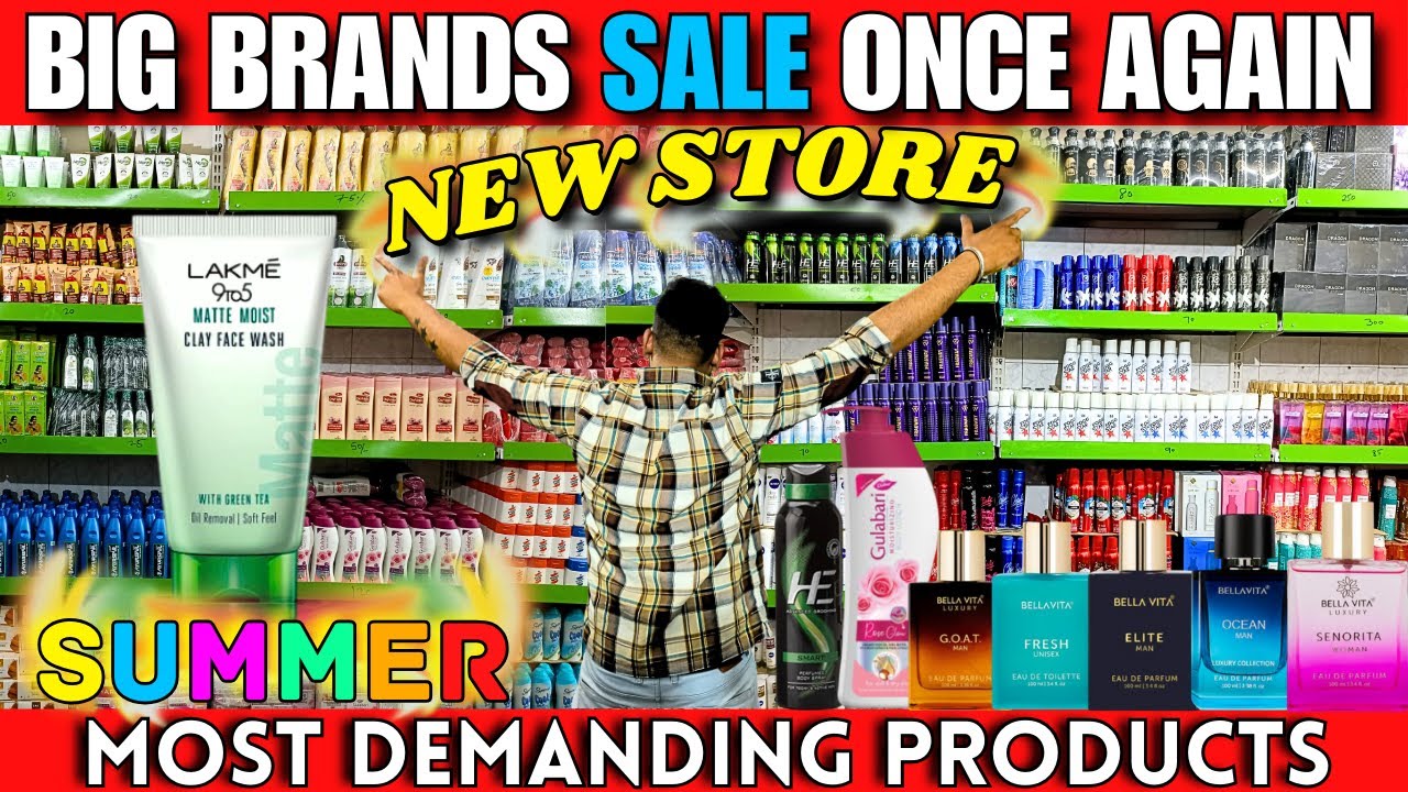New Store Big Brand Sale Is Back with 90% Discount | FMCG Cosmetic Lot Products - Original Product