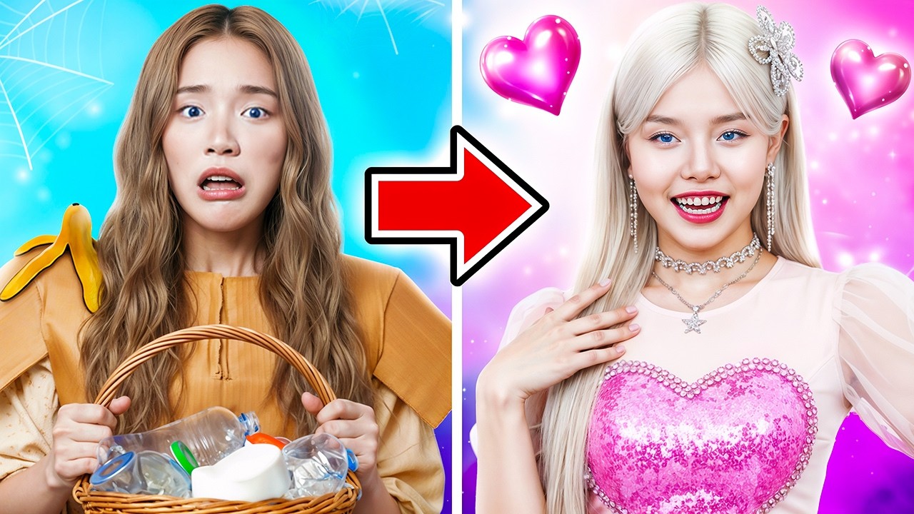 穷女孩一夜暴富！富有的公主 vs 贫穷的公主