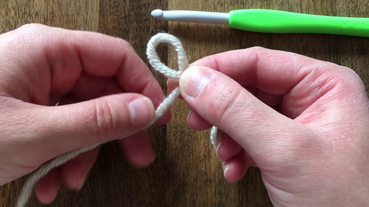 How to chain (ch) in crochet - no sound