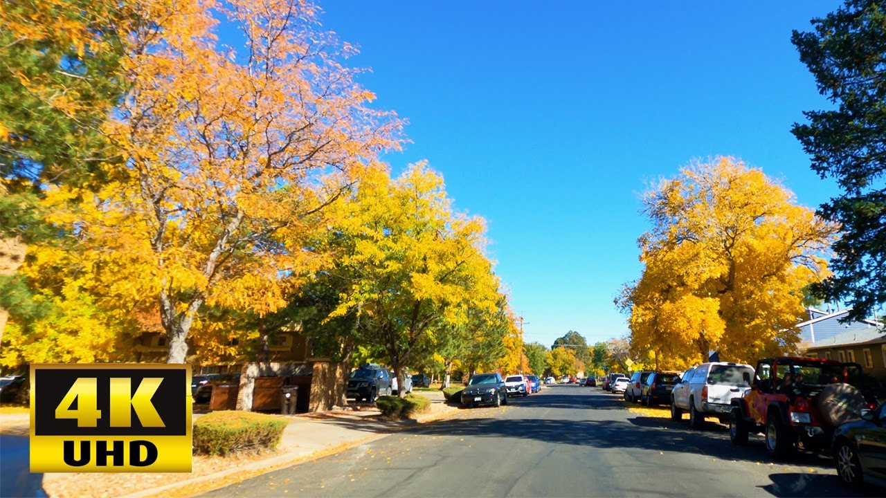 Boulder Colorado Fall scenic Drive || Relaxing Videos to Study/Relax/Sleep