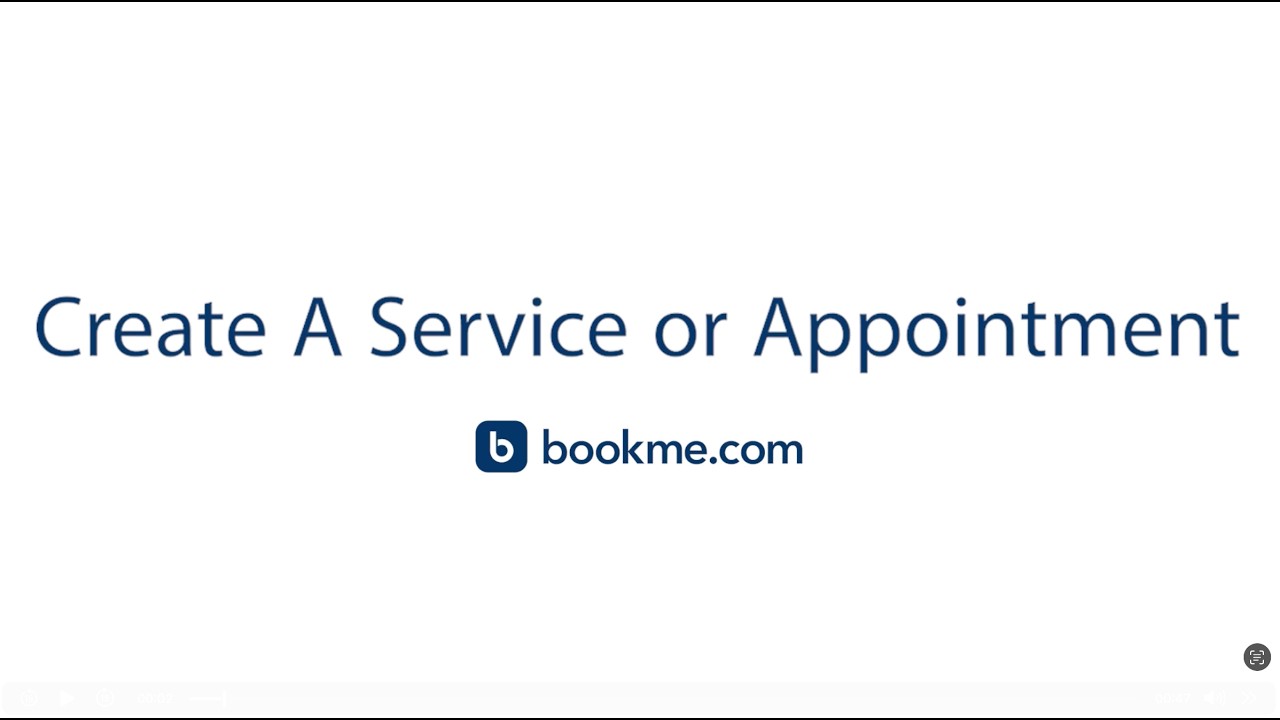 How to Create a Service or Appointment on bookme.com (Step-by-Step Tutorial)