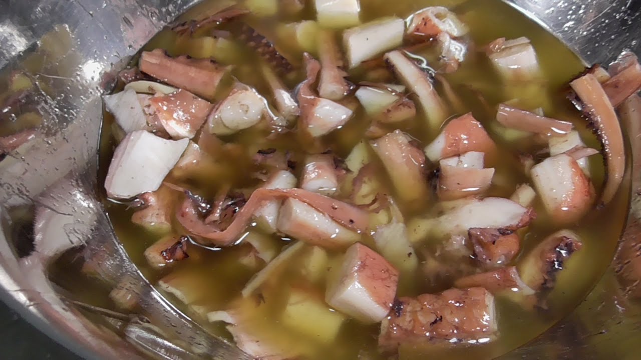 rejos de pota en aceite