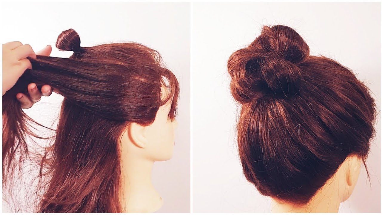 숱없는 머리도 이쁘게 묶으면서 올림머리 해보세요~♡~easy hair  updo