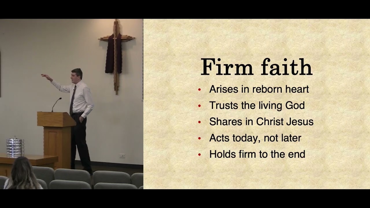 02 01 26   Firm Faith   Pastor David Feddes