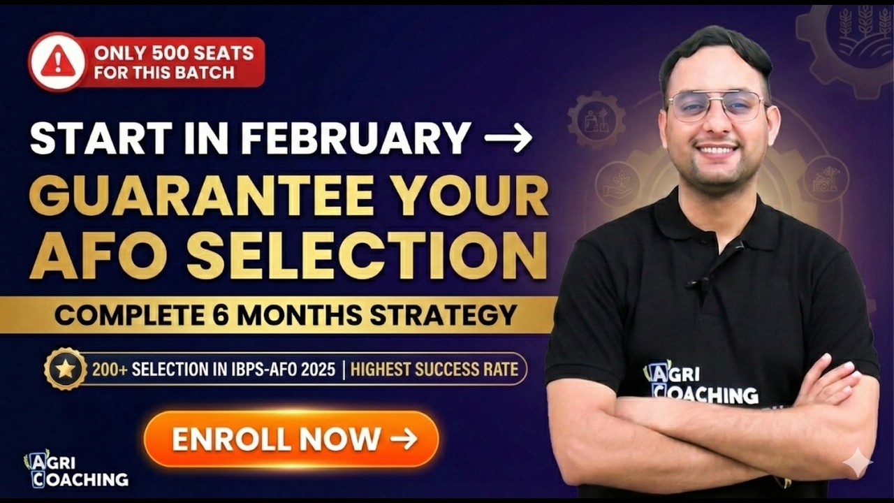 Start in February & Secure Your AFO Selection | 6 Months Master Plan