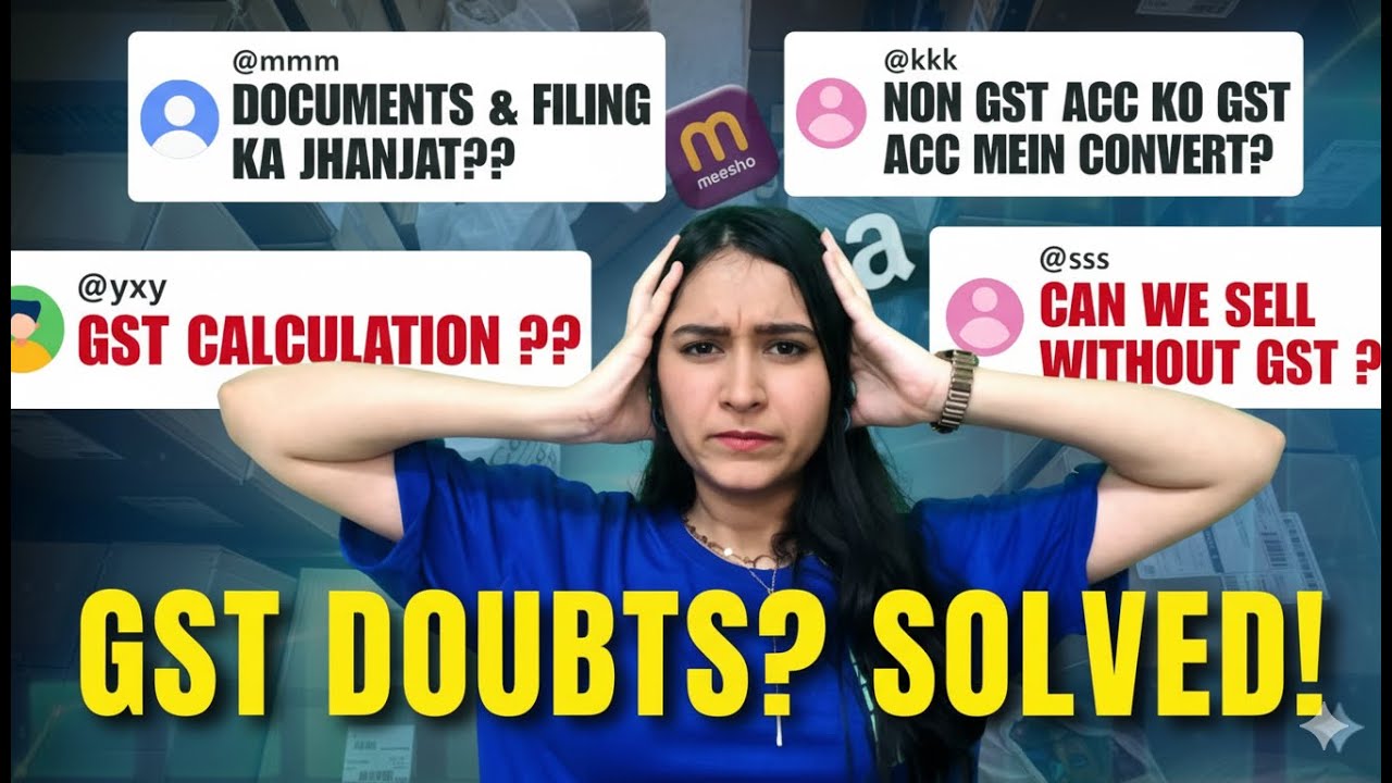 Ecommerce GST Explained: Common GST Doubts & Complete GST Guide for Online Sellers (2025)