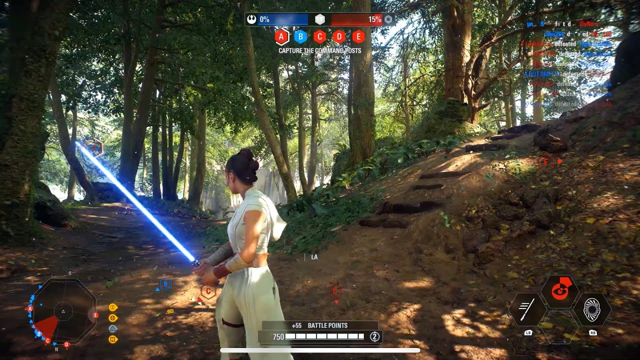 STAR WARS BATTLEFRONT 2 - Max Rey 165 Killstreak/Gameplay (Surpremacy Takodana) (Max Level 1,000)
