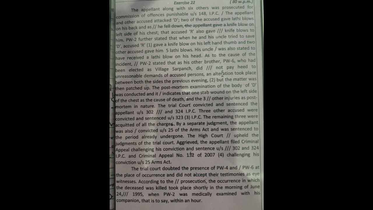 90+ WPM || Legal Matter english steno dictation 