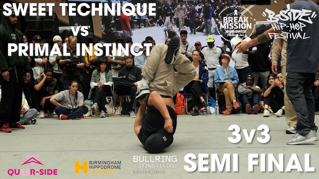 BreakMission x B-Side Hip-Hop Festival 2022 // 3v3Semi-final // Sweet Technique v Primal Instinct