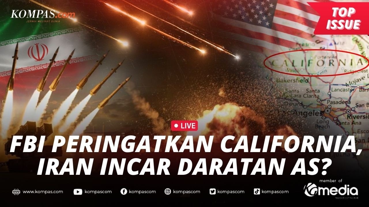 [LIVE] - Iran Disebut Incar Daratan AS, FBI Peringatkan Ancaman Drone Serang California