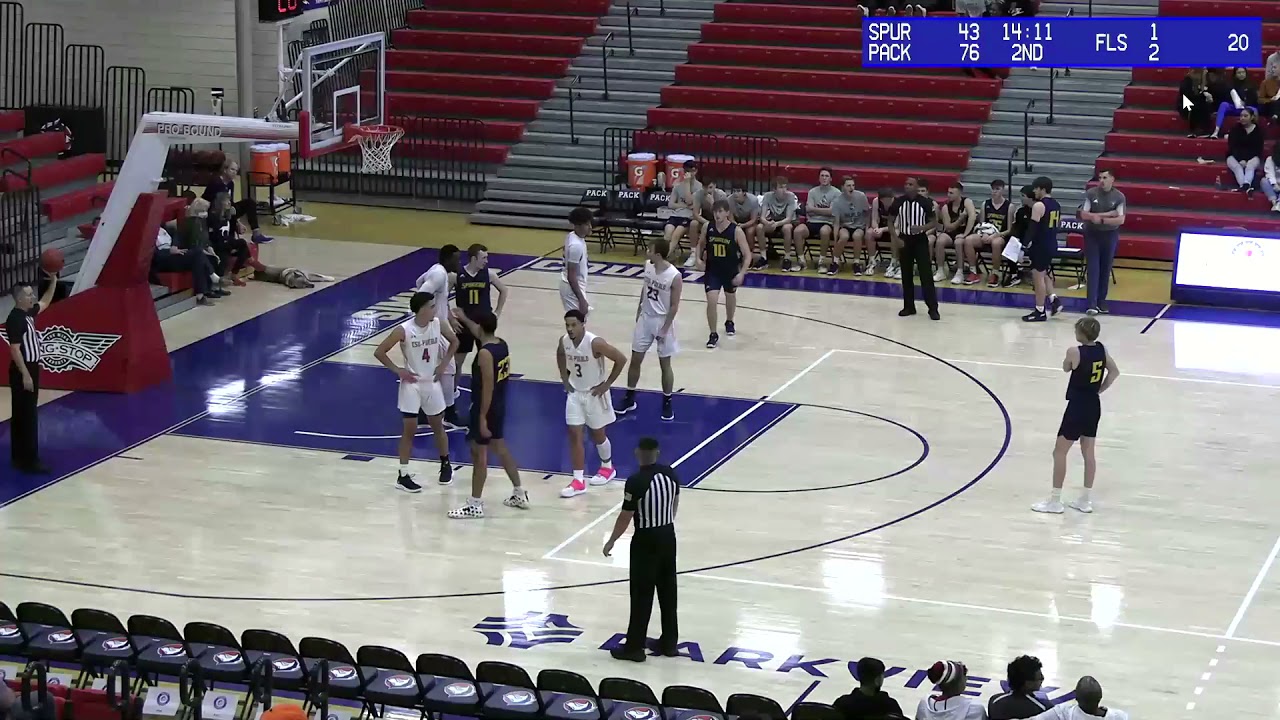 Colorado State University Pueblo Men's Basketball vs Spurgeon College Second Half