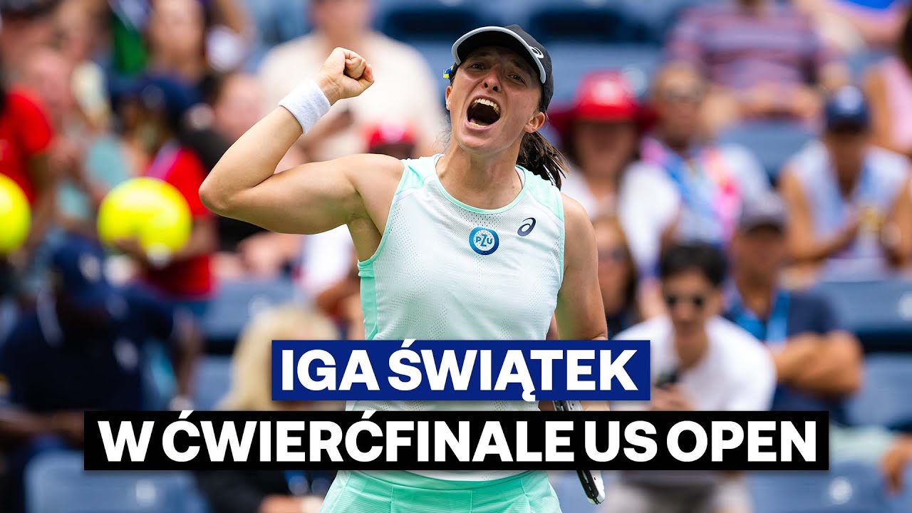 Iga Świątek - Jule Niemeier | Skr&oacute;t meczu | 4. runda | US Open 2022