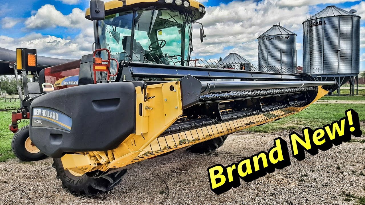 Debut of the New Haybine - New Holland 18HS & H8040