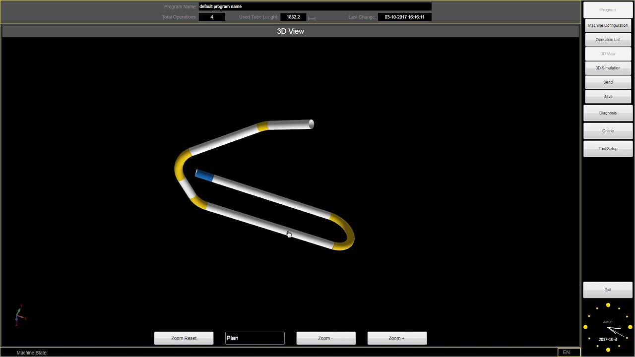 Tube Bender Software   Create new program