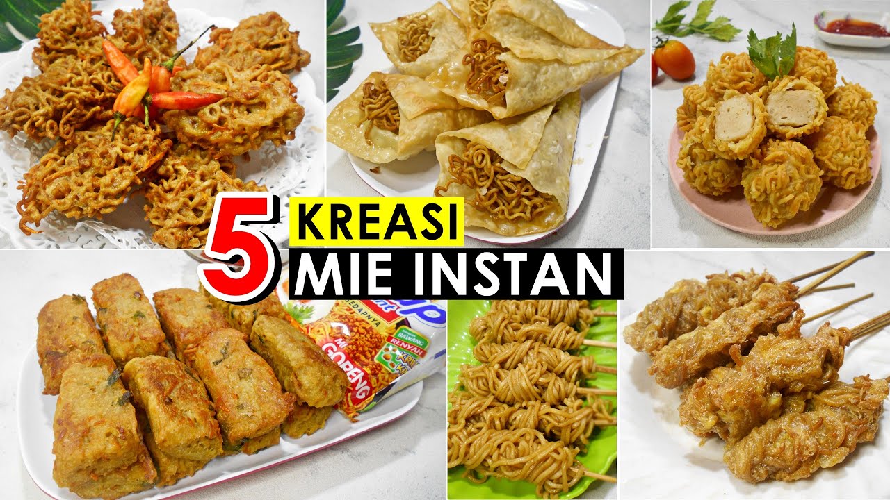 5 KREASI OLAHAN MIE INSTAN ! KALIAN HARUS COBA