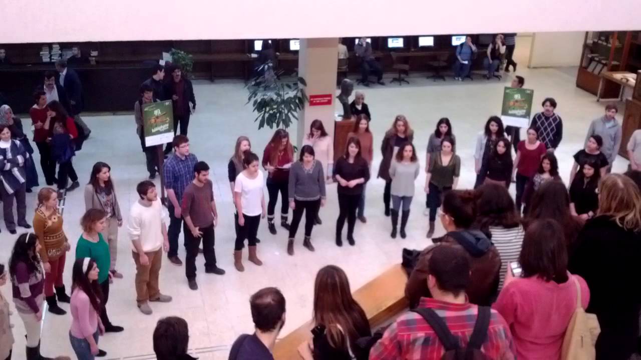 BÜMK Caz Korosu Kutuphanede