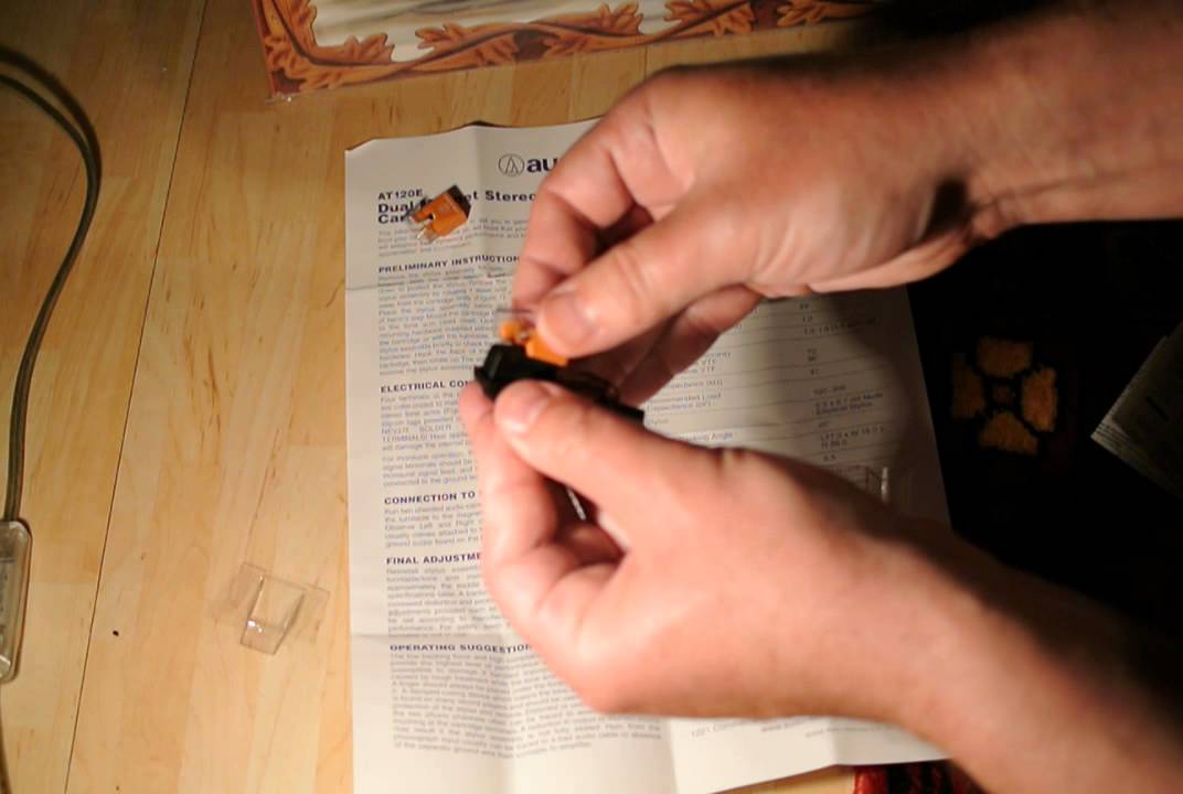 Replacement Stylus Change on a Audio Technica AT120E Cartridge.