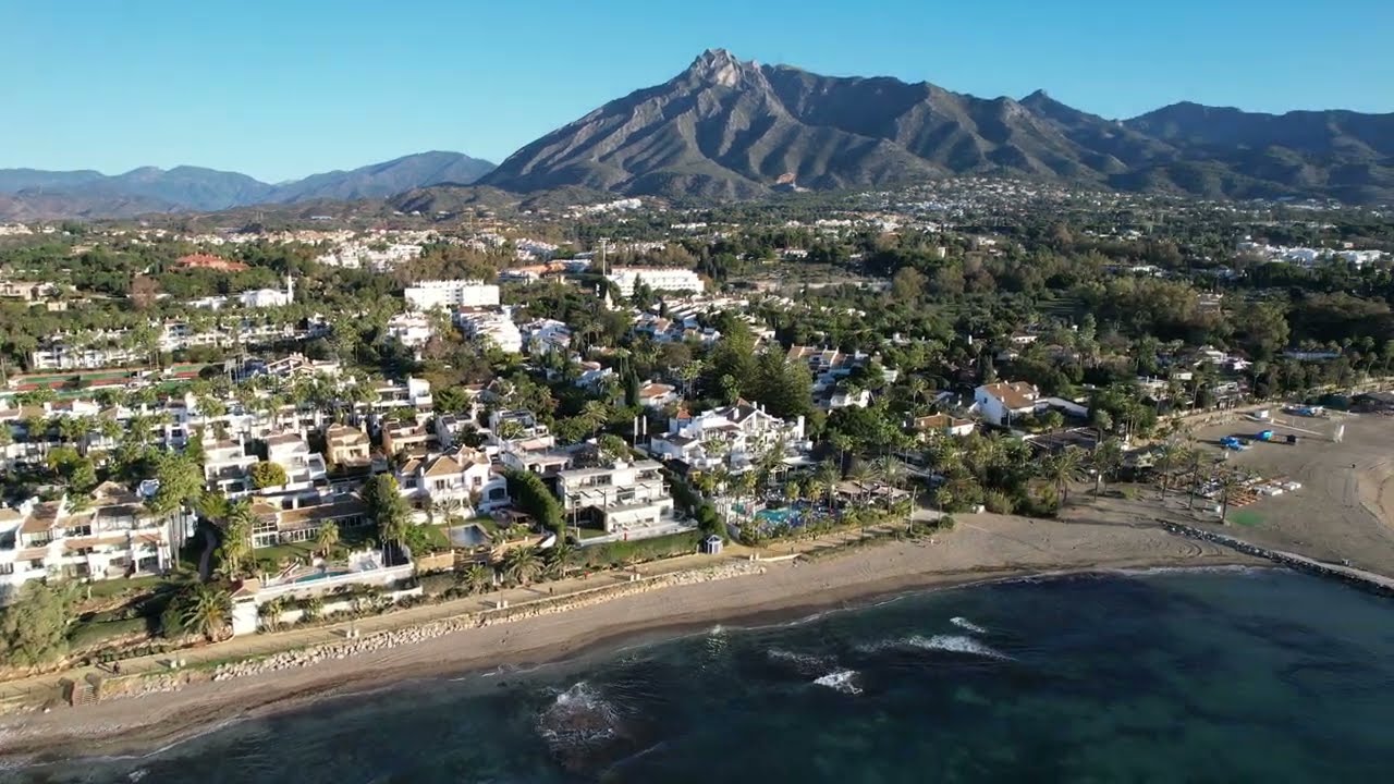 Would you live here ? Golden mile - Marbella - Drone along the Coastline