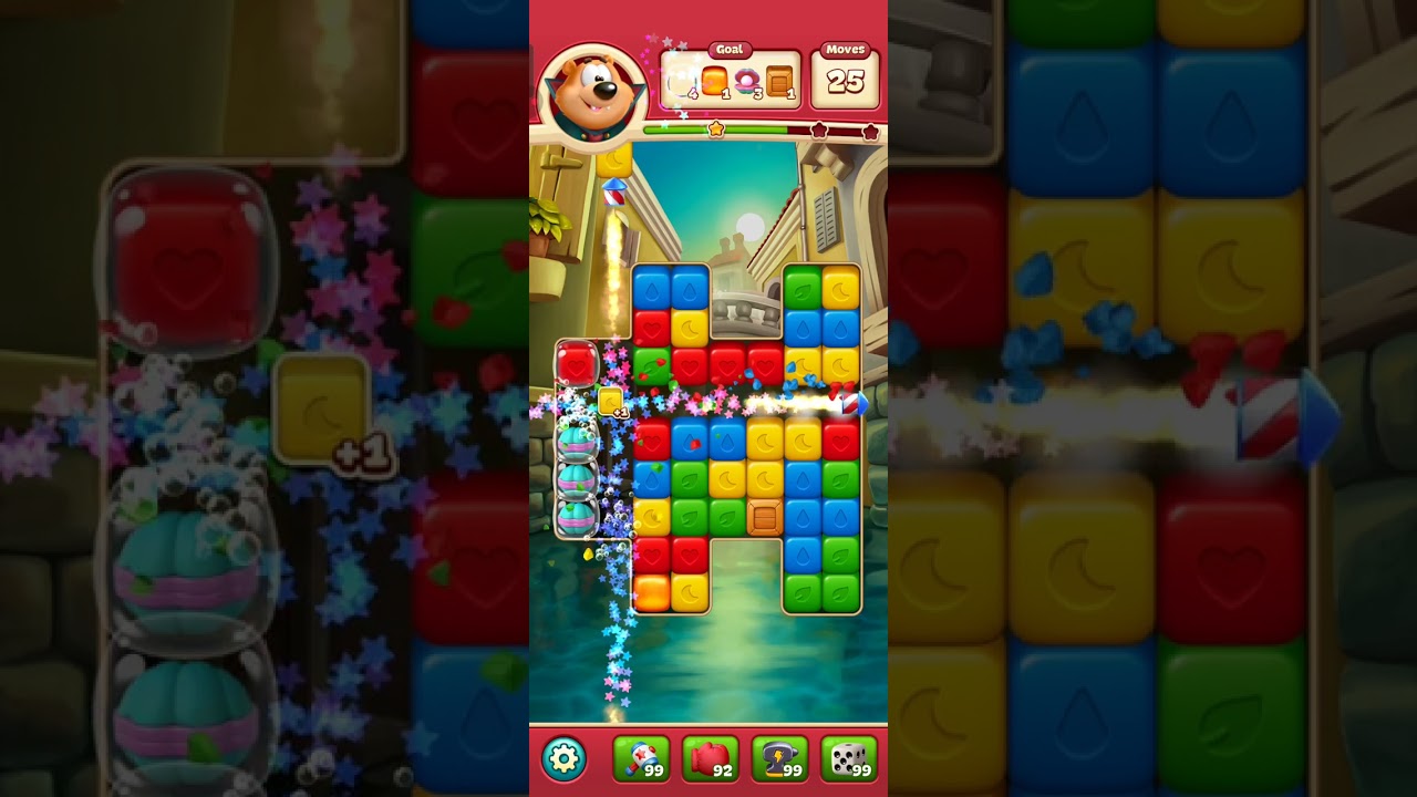 Toon Blast-Level 1161 3 STARS NO BOOSTERS #toonblast #toonblastlevel #shortsgame