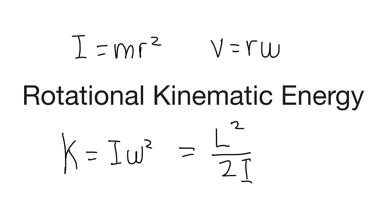 Rotational Kinematic Energy Practice Part 1