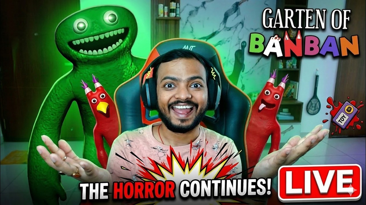 GARTEN OF BANBAN | The HORROR Continues!  🔴 LIVE