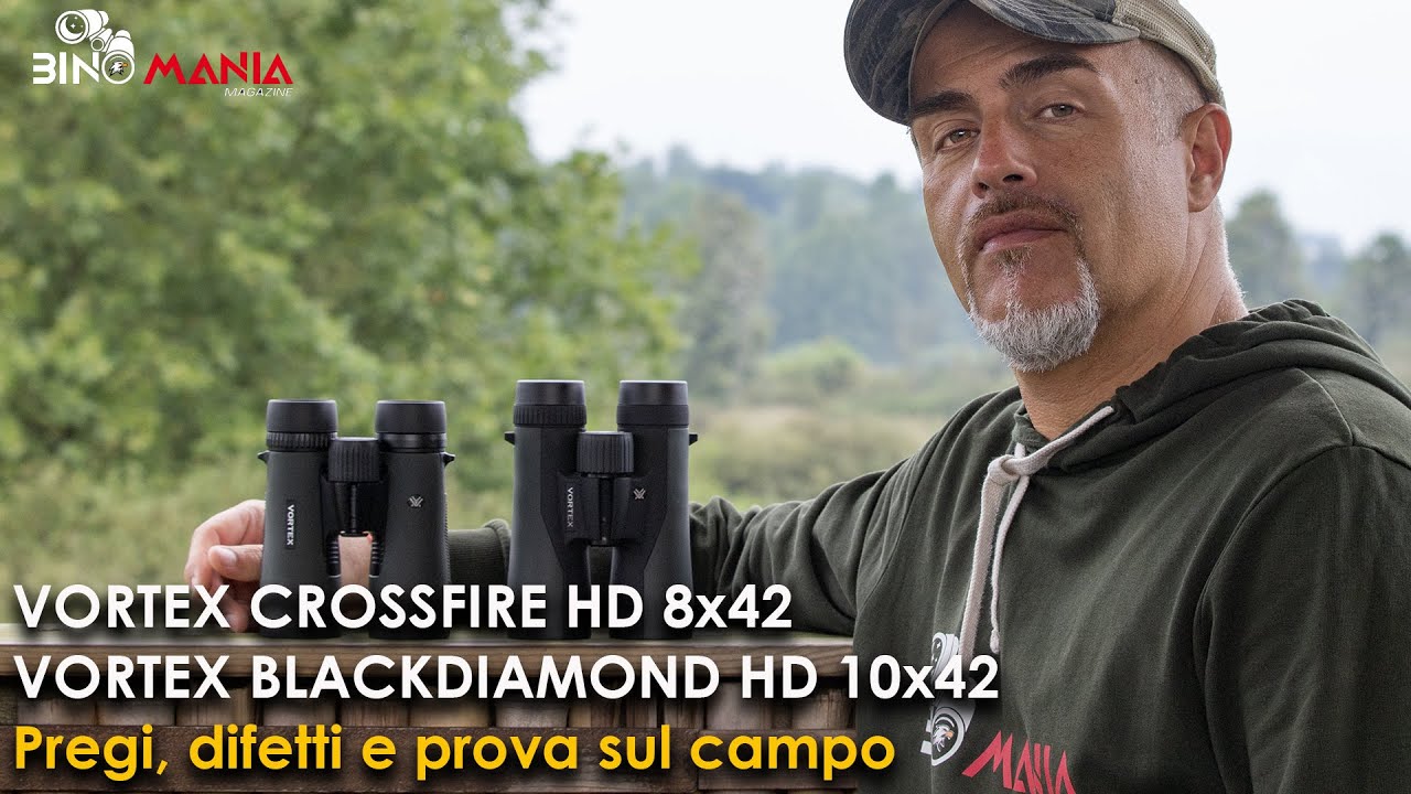 VORTEX CROSSFIRE HD 8x42 (168,00€) e DIAMOND BACK HD 10x42 (265,00€) PREGI, DIFETTI, PROVA SUL CAMPO