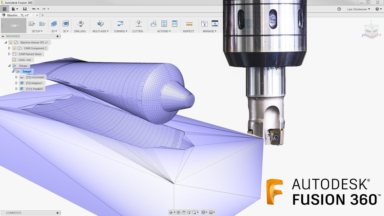 Как обработать файл STL — Учебное пособие по Fusion 360 CAM — #LarsLive 119