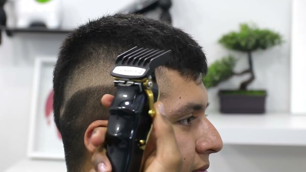 Como Hacer un desvanecido Alto en V Fácil 🔥 Cómo Hacer un High Fade en V Paso Paso