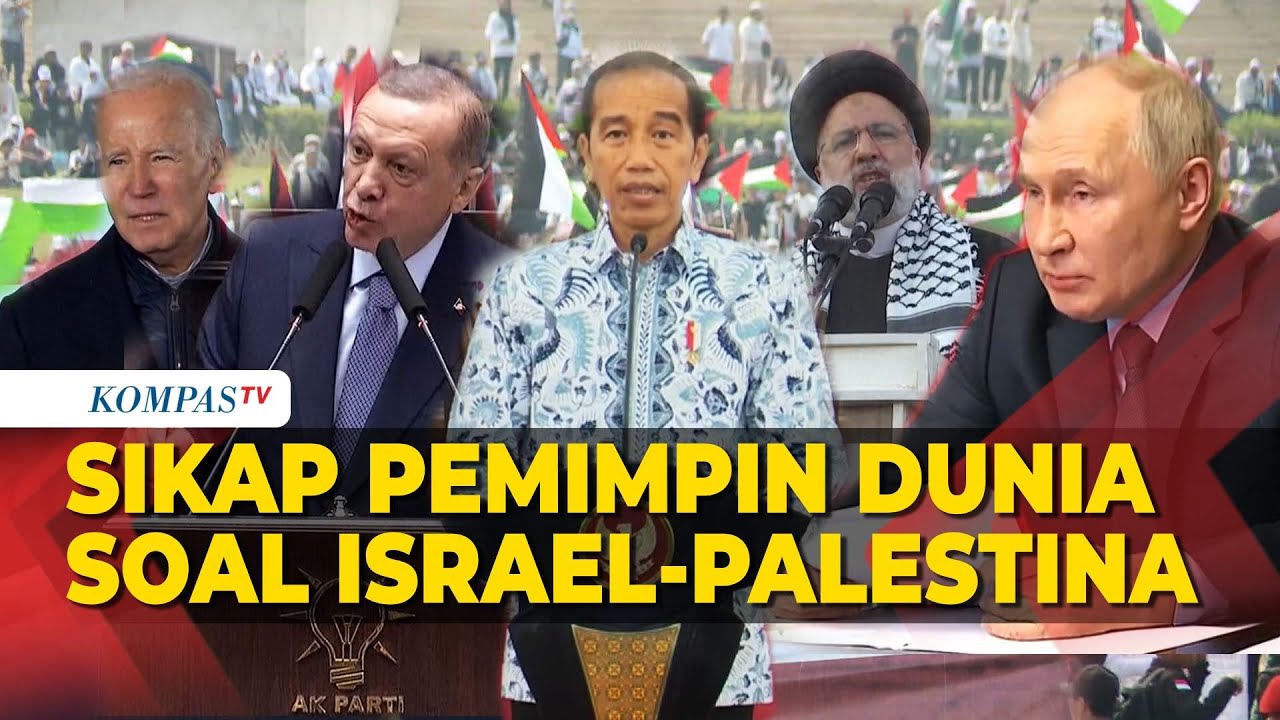 Beda Sikap Para Pemimpin Dunia soal Konflik Israel-Palestina: Jokowi, Biden hingga Putin