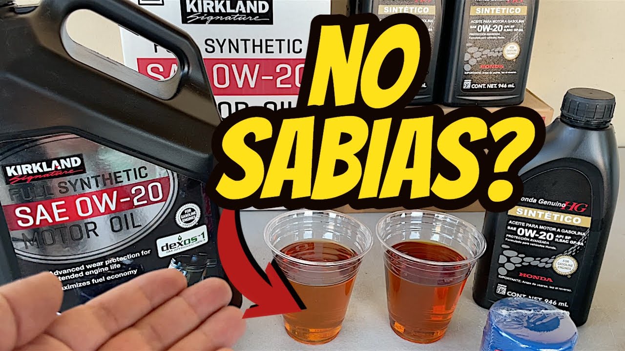 ACEITE MOTOR COSTCO VS HONDA EN AUTO