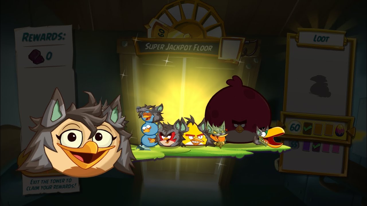 Tower Of Fortune - Day 2 for WereBird Hat Set - Angry Birds 2