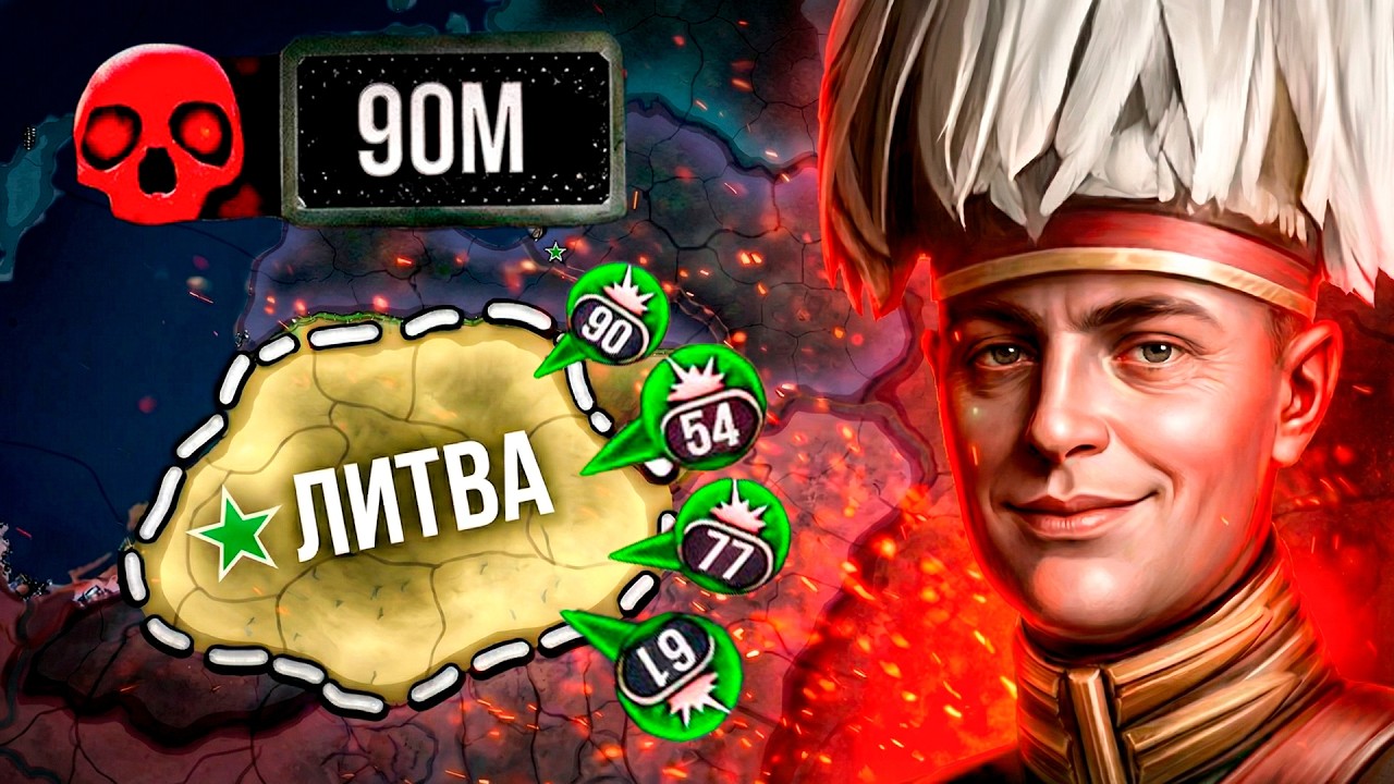 ВЫЖИТЬ за Литву на МАКСИМАЛЬНОЙ СЛОЖНОСТИ Hearts of iron 4