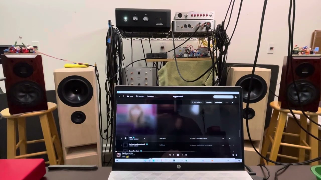 Fostex NX6A and Dayton AMT2-4  Speaker in Stereo