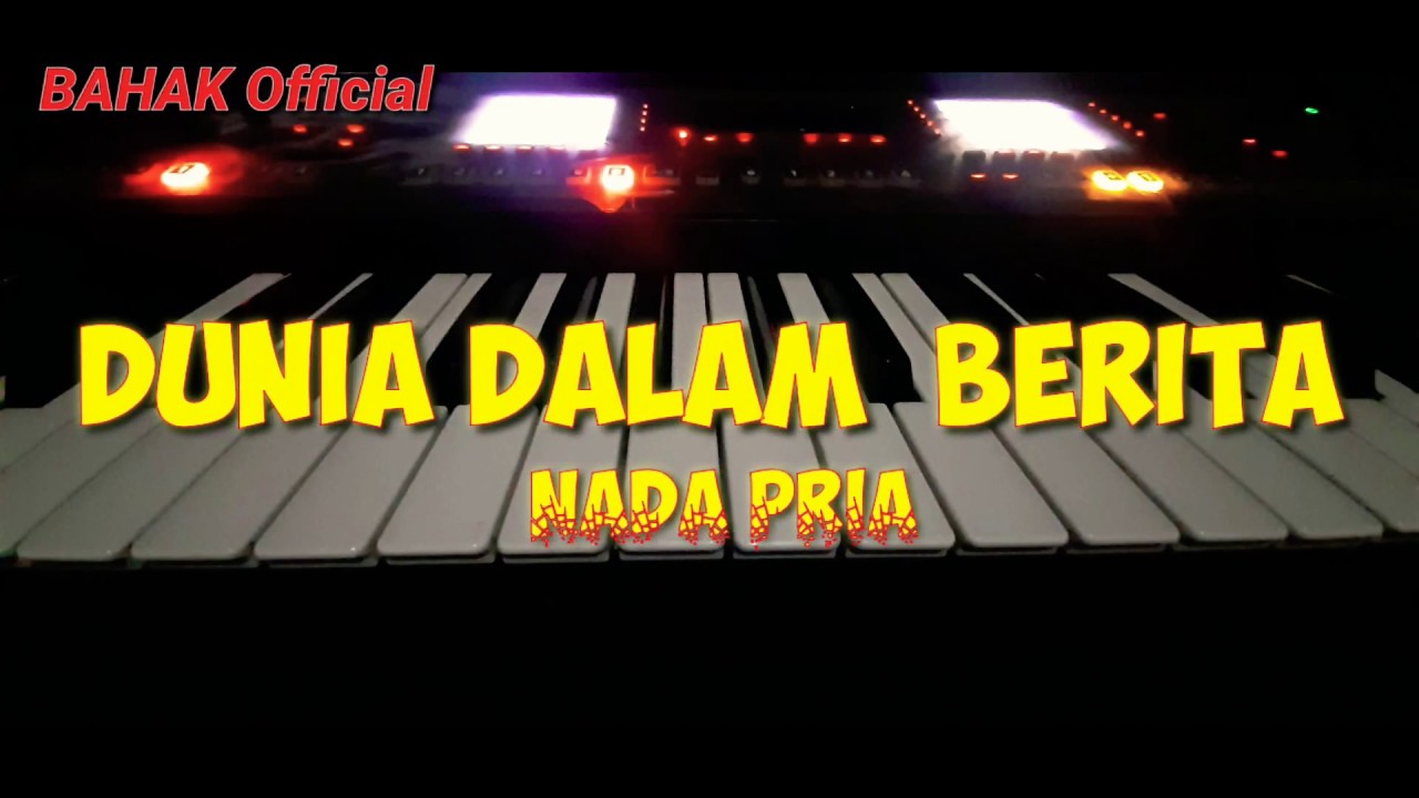 Qasidah Karaoke DUNIA DALAM BERITA (NASIDA RIA) Nada Pria Cover Roland ea7