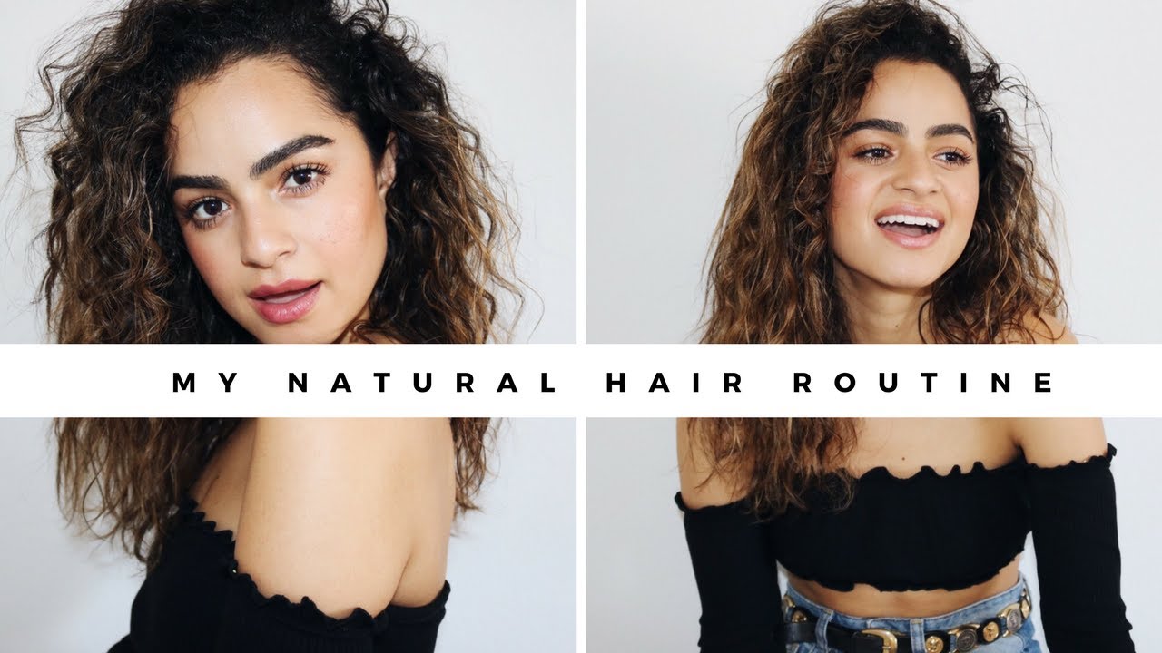 MY NATURAL HAIR ROUTINE ft. OUAI CURL JELLY