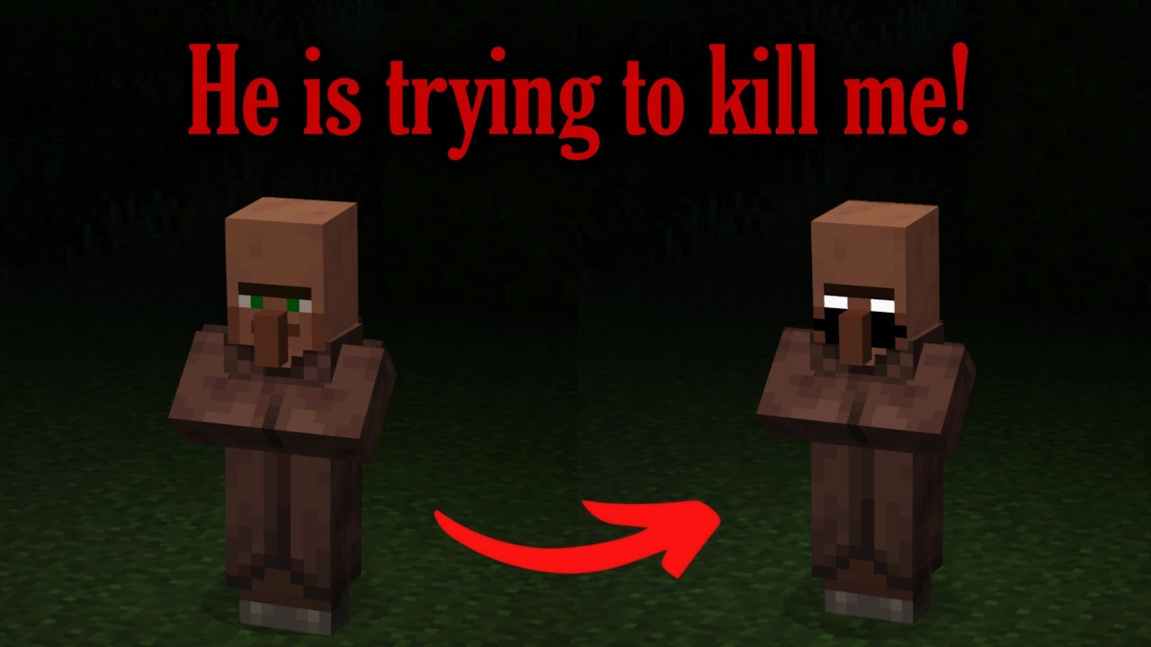 If a villager spawns out of nowhere in your world, Don't trust him! (Minecraft Creepypasta)