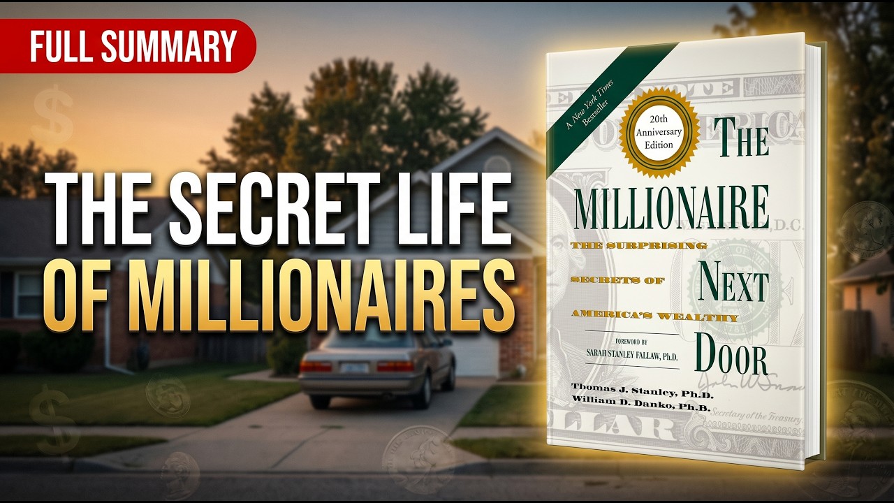The Millionaire Next Door &mdash; Full Book Summary (It Will Change How You See Money)