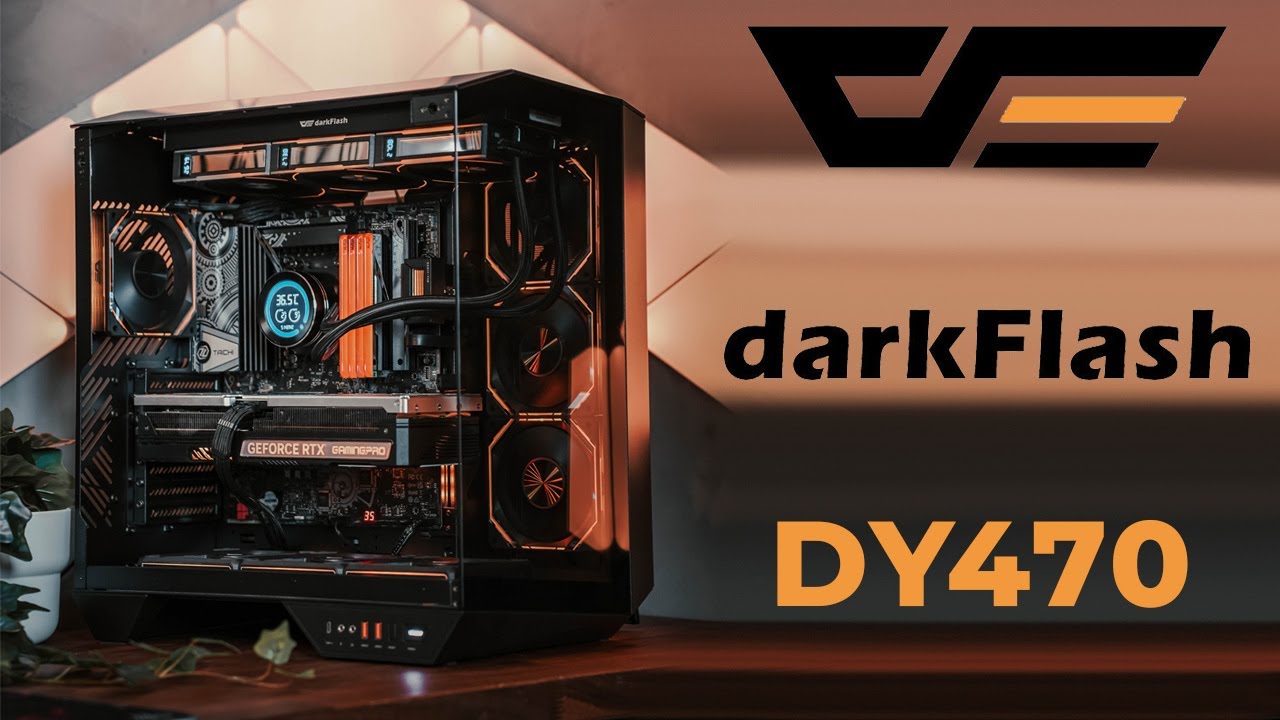 LAND DY Series  - darkFlash DY470 Black + @NETAC1999 Z RGB RAM