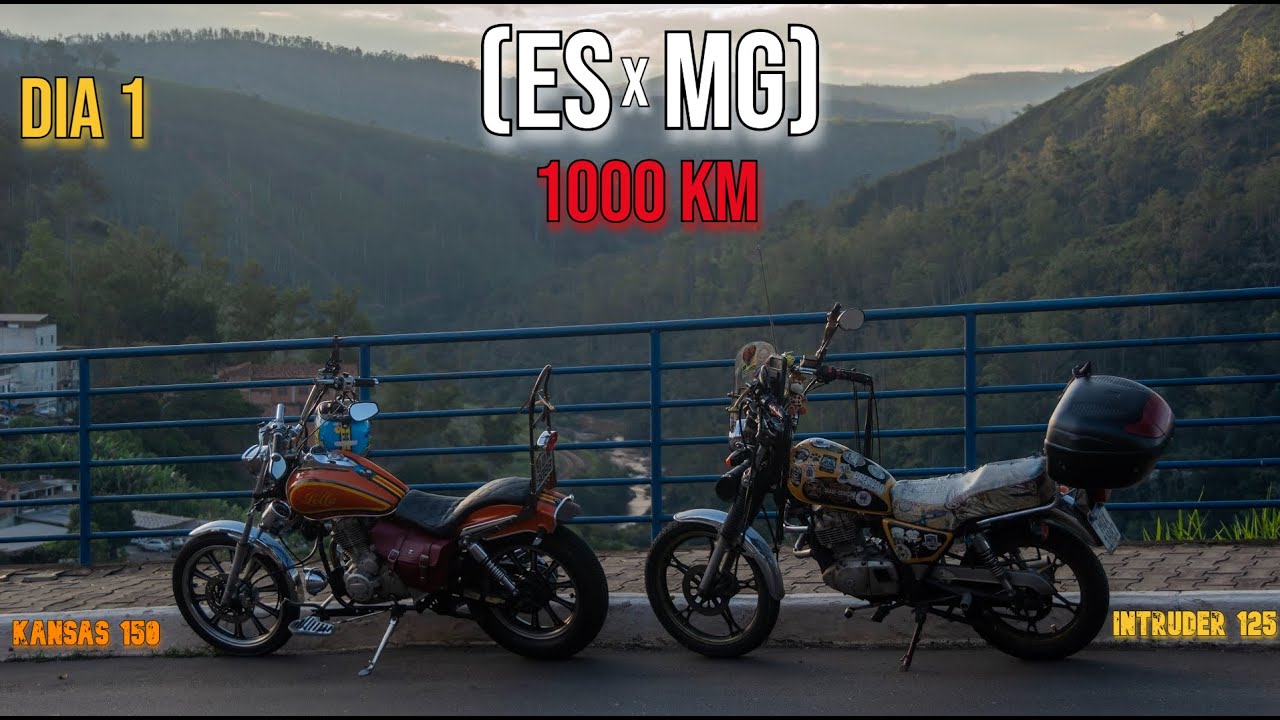 Dia 1 | 1000 KM (ES x MG) – Intruder 125 e Kansas 