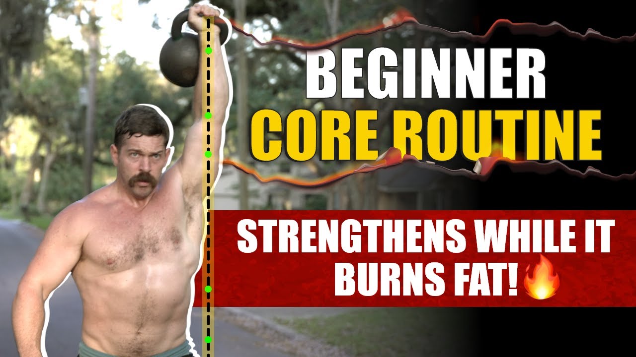 My FAVORITE Beginner Kettlebell “Core Cardio” Routine [Do Instead Of Sit Ups] | Chandler Marchman
